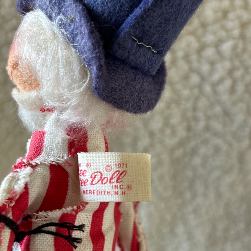 Annalee Red, White, and Blue Uncle Sam Figurine - Picture 5 of 6